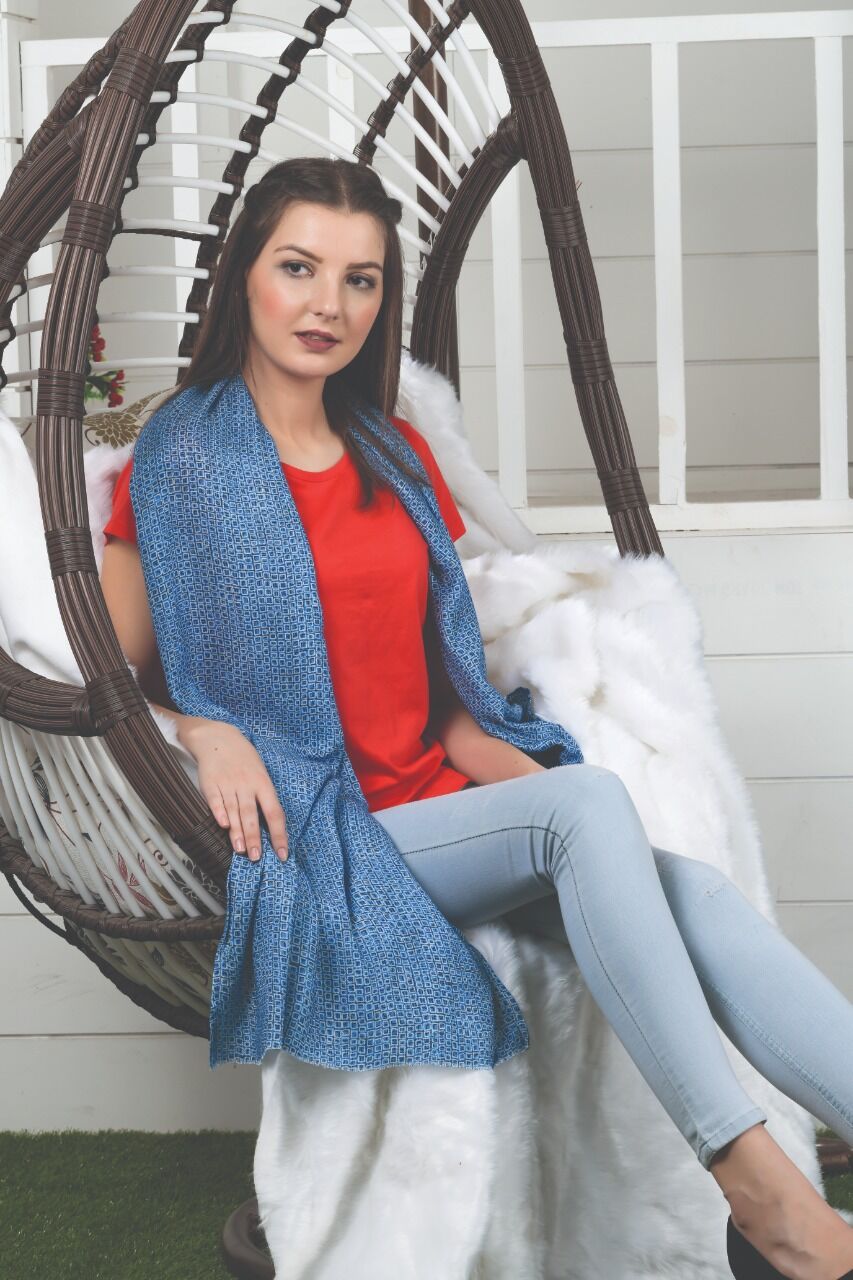 100% Viscose herring Bone