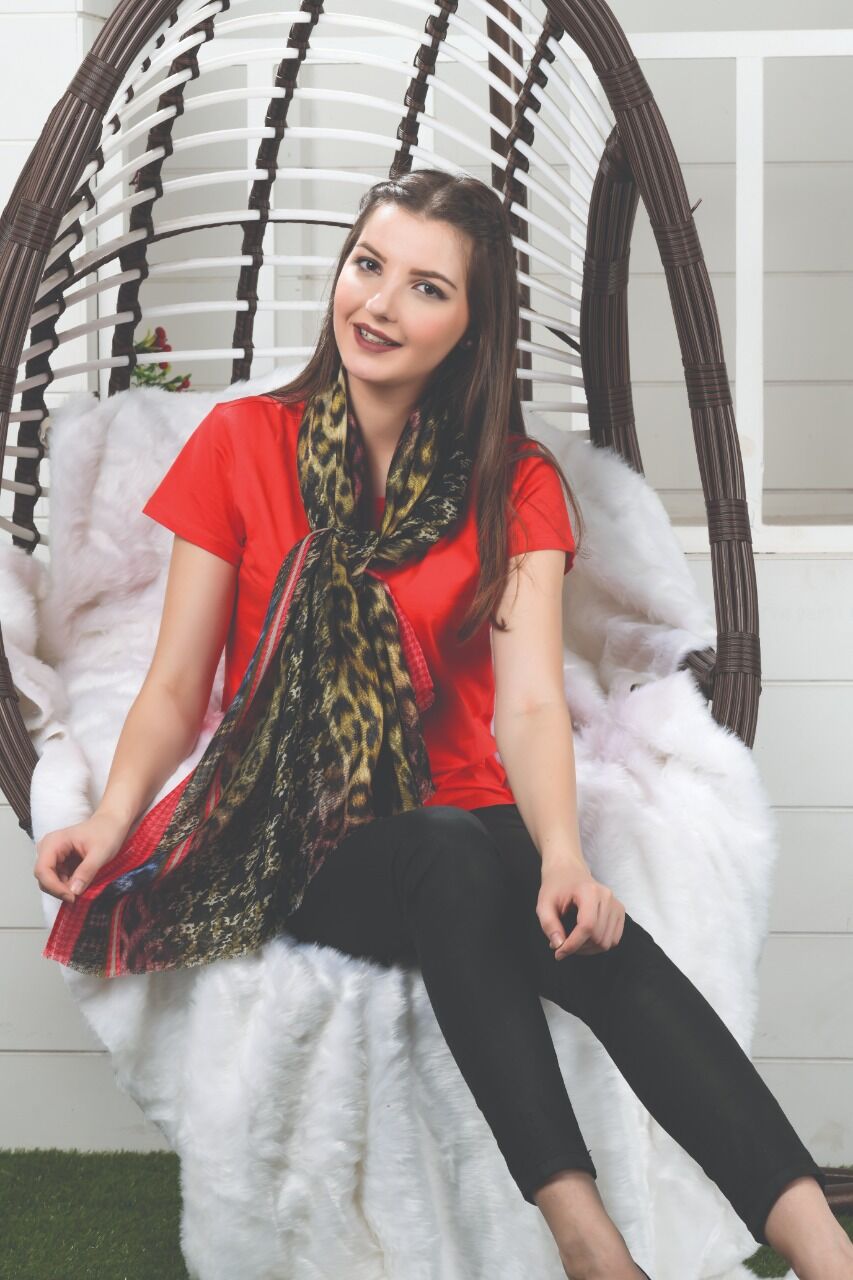 Viscose wool twill